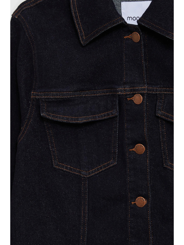 Moodo Dunkelblaue Jeansjacke Moodo