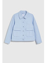 Moodo Kurze hellblaue Jacke Moodo