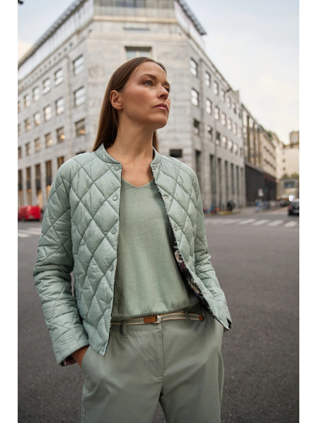 Moodo Wende-Steppjacke olivgrün Moodo