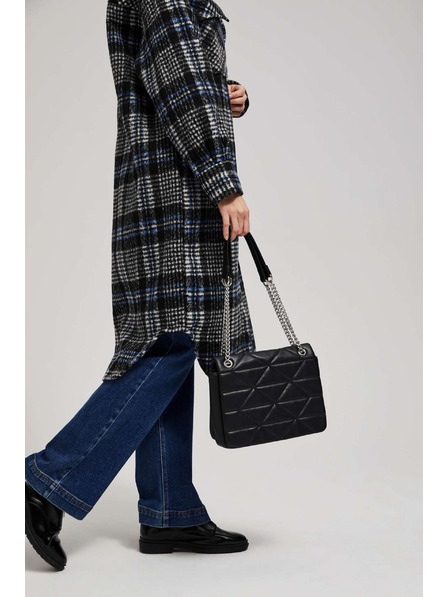 Moodo Gesteppte Handtasche mit verstellbarem Griff schwarz Moodo