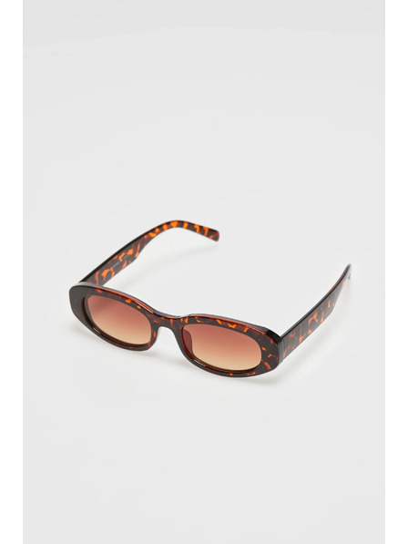 Moodo Schmale braune Brille Moodo