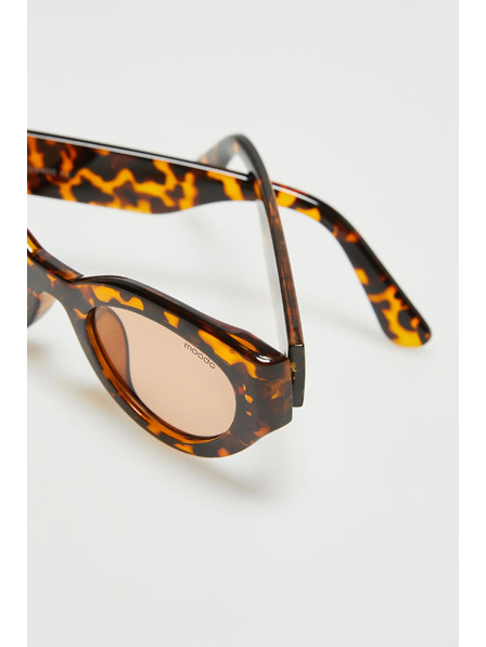 Moodo Brille mit dicken Rahmen braun Moodo