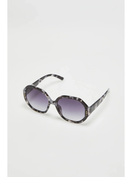 Moodo Brille mit runden Gläsern grau Moodo