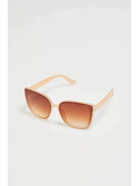 Moodo Sonnenbrille mit Kunststoffrahmen beige Moodo