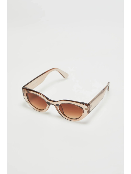 Moodo Brille mit dicken Rahmen beige Moodo