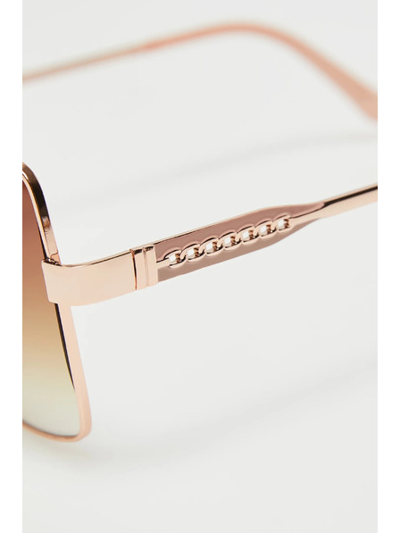 Moodo Sonnenbrille mit goldenen Metallrahmen Moodo