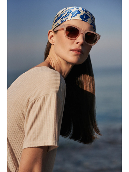 Moodo Schmale Brille rosa Moodo