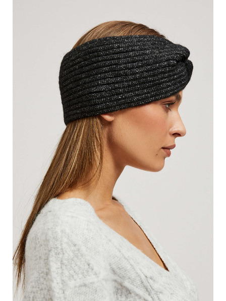 Moodo Gestricktes schwarzes Haarband Moodo
