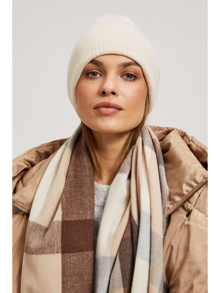 Moodo Mütze mit Bommel puderrosa Moodo