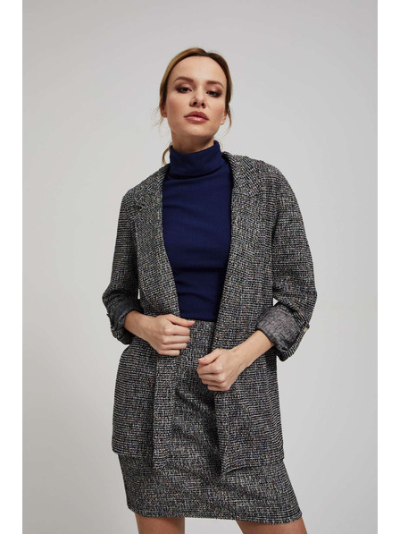 Moodo Blazer mit hochgekrempelten Ärmeln Moodo