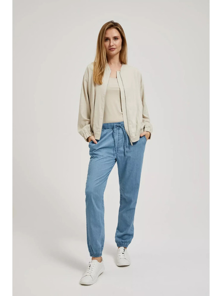 Moodo Beige Bomberjacke Moodo