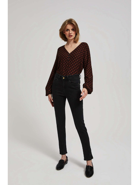 Moodo Schwarze Skinny Jeans Moodo