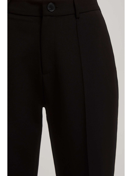 Moodo Schwarze Hose mit Struktur Moodo