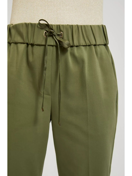Moodo Hose mit Bindegürtel in der Taille Moodo