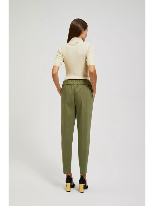 Moodo Hose mit Bindegürtel in der Taille Moodo