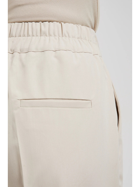 Moodo Glatte Zigarettenhose, beige Moodo