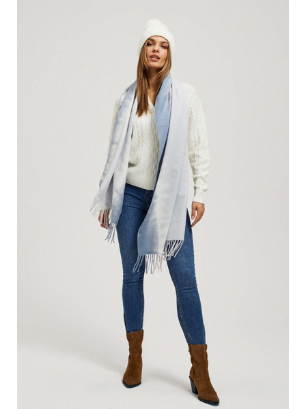 Moodo Schal mit feinen Fransen Moodo