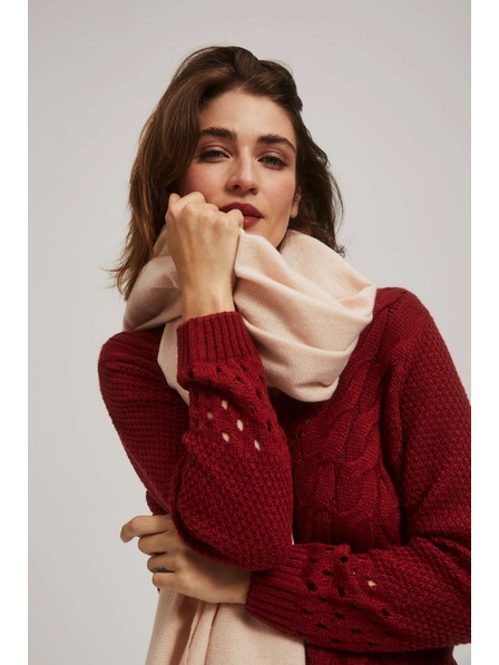 Moodo Glatter puderrosa Schal Moodo