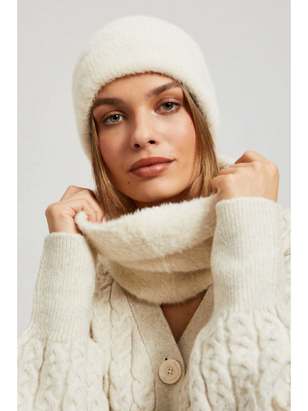 Moodo Glatter Schal in Sandfarbe Moodo