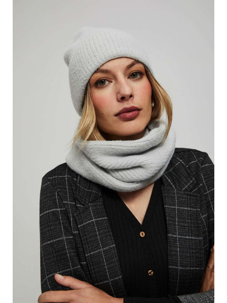 Moodo Glatter Schal mit Metallfaden Moodo