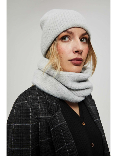 Moodo Glatter Schal mit Metallfaden Moodo