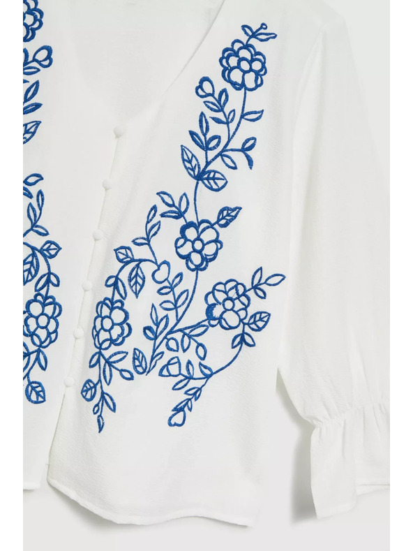 Moodo Weißes Knopfhemd Moodo