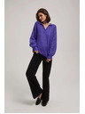 Moodo V-Ausschnitt Pullover lila Moodo
