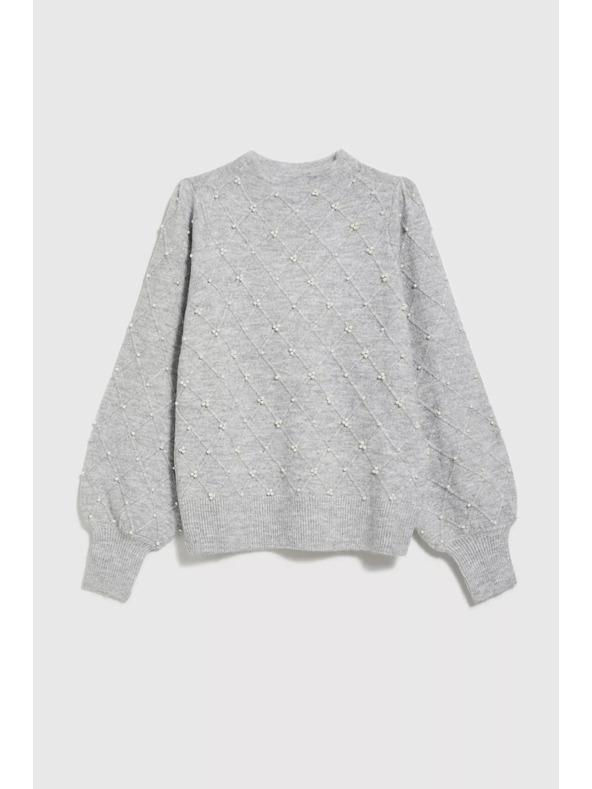 Moodo Pullover mit Ballonärmeln Moodo