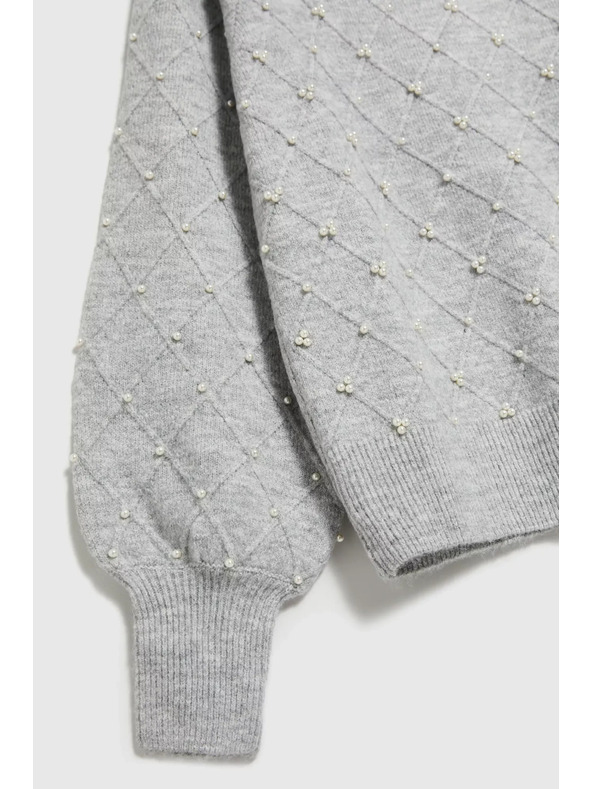 Moodo Pullover mit Ballonärmeln Moodo