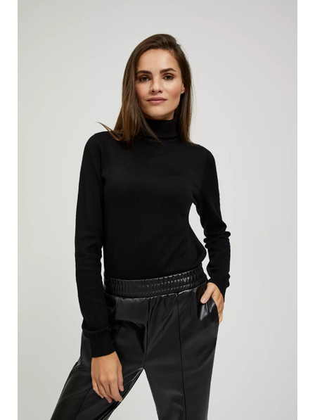 Moodo Schwarzer Rollkragenpullover von Moodo