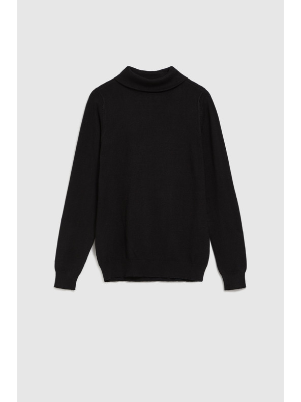 Moodo Schwarzer Rollkragenpullover von Moodo