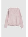 Moodo Rosa Pullover mit V-Ausschnitt von Moodo