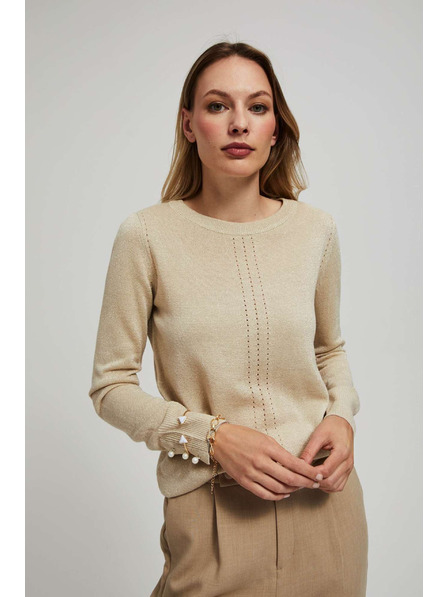 Moodo Pullover mit Ajour-Verzierung von Moodo