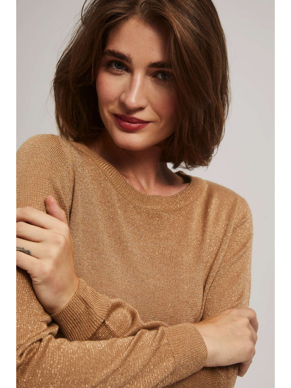 Moodo Pullover mit Metallfaden und Bindung von Moodo