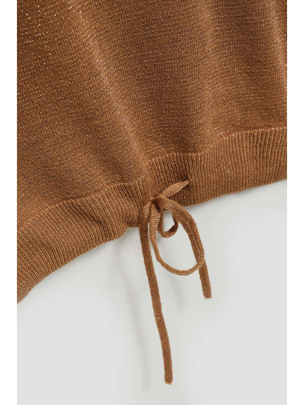 Moodo Pullover mit Metallfaden und Bindung von Moodo