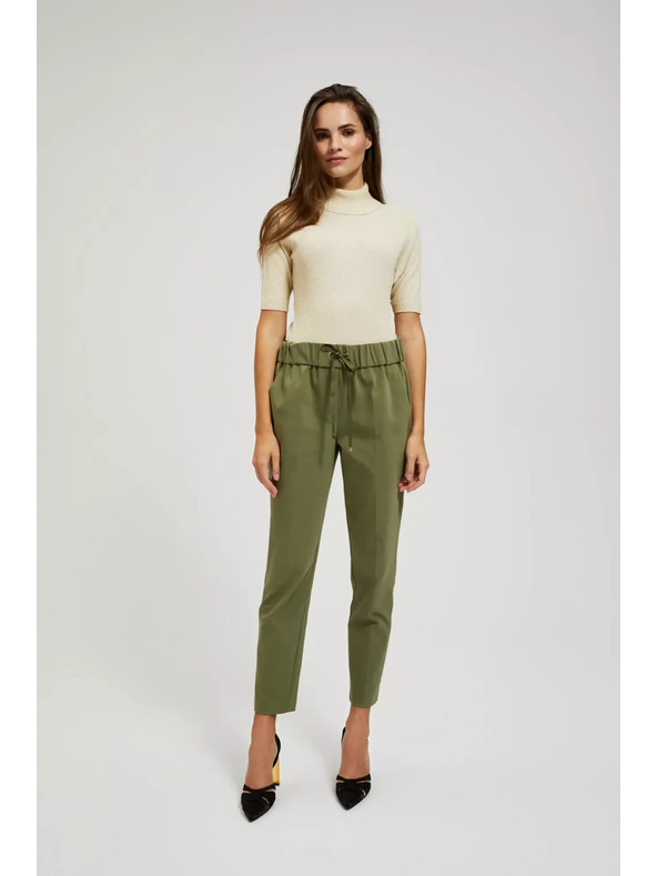 Moodo Rollkragenpullover mit metallischem Garn perlmutt Moodo