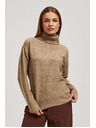 Moodo Rollkragenpullover beige Moodo
