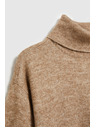 Moodo Rollkragenpullover beige Moodo