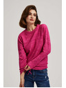 Moodo Pullover mit Bindung fuchsia Moodo