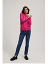 Moodo Pullover mit Bindung fuchsia Moodo