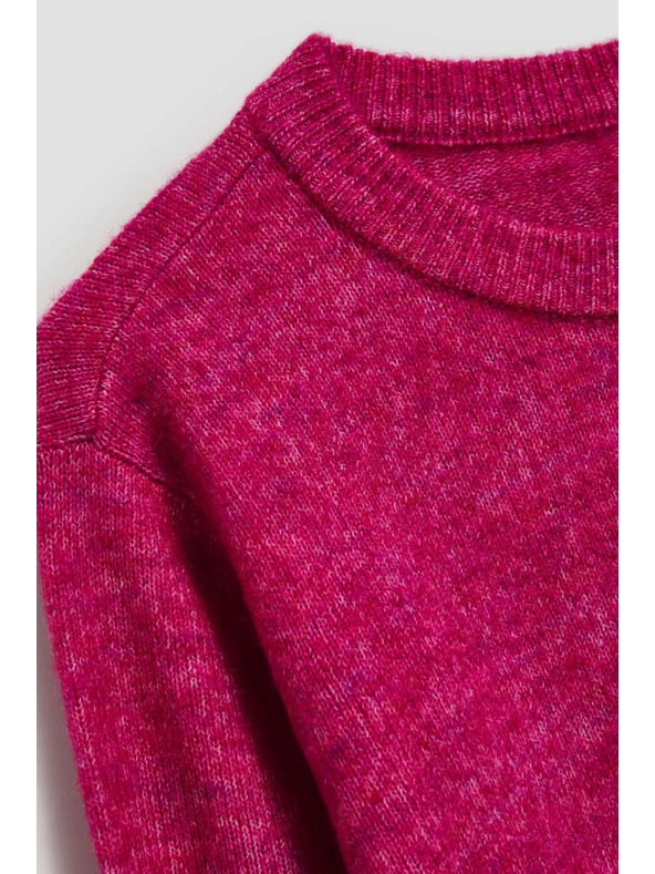 Moodo Pullover mit Bindung fuchsia Moodo