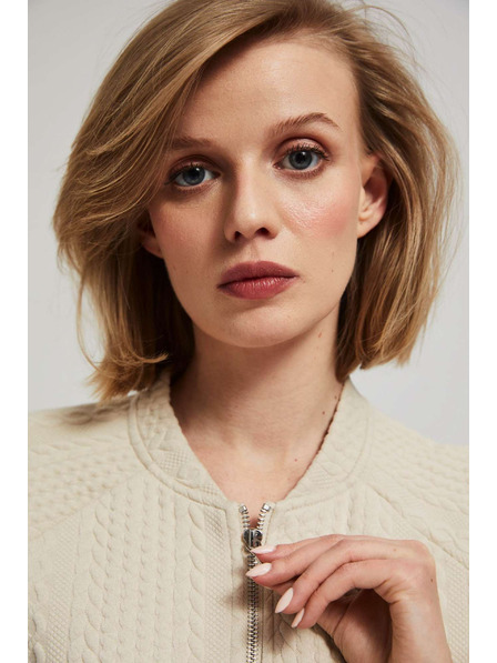 Moodo Zip-Hoodie mit Taschen Moodo