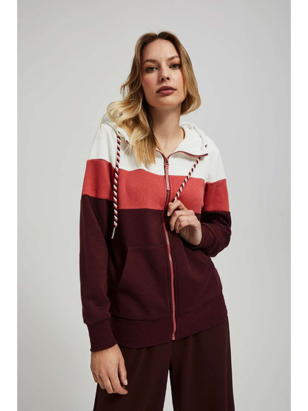 Moodo Hoodie kastanienbraun Moodo