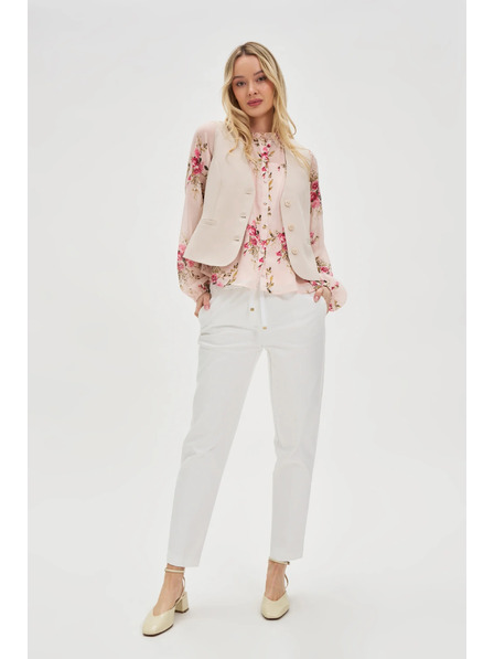 Moodo Elegante Weste in Beige von Moodo