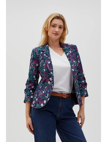 Moodo Blazer mit 3/4-Ärmeln in Dunkelblau von Moodo