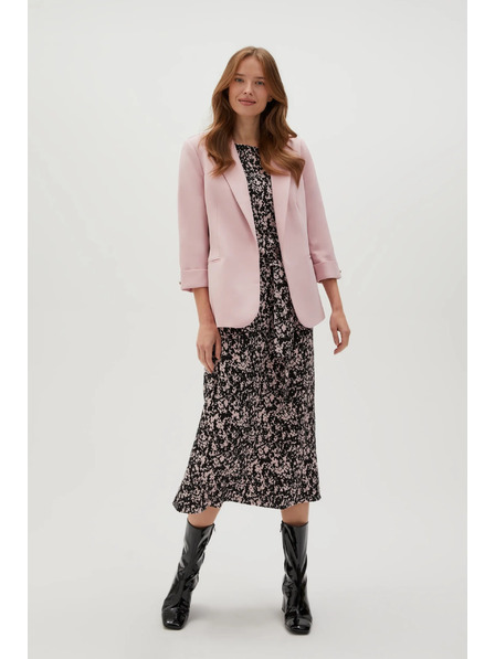 Moodo Sakko mit 3/4-Ärmeln rosa Moodo