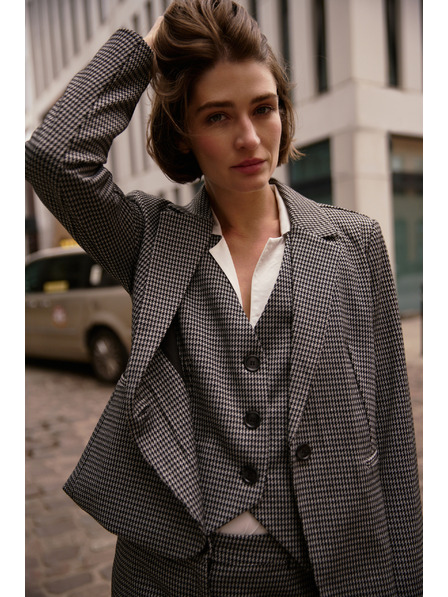 Moodo Elegante Weste grau Moodo