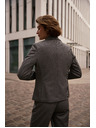Moodo Einseitiger Blazer grau Moodo