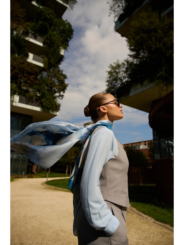 Moodo Elegante Weste grau Moodo