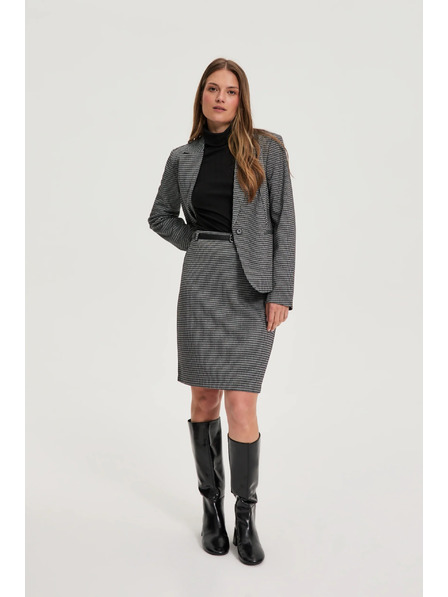 Moodo Rock im Pepita-Muster grau von Moodo